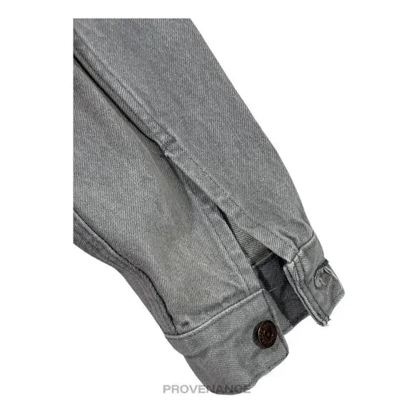 🔴 LEVIS Denim Jacket - Grey 36 - Picture 8 of 8